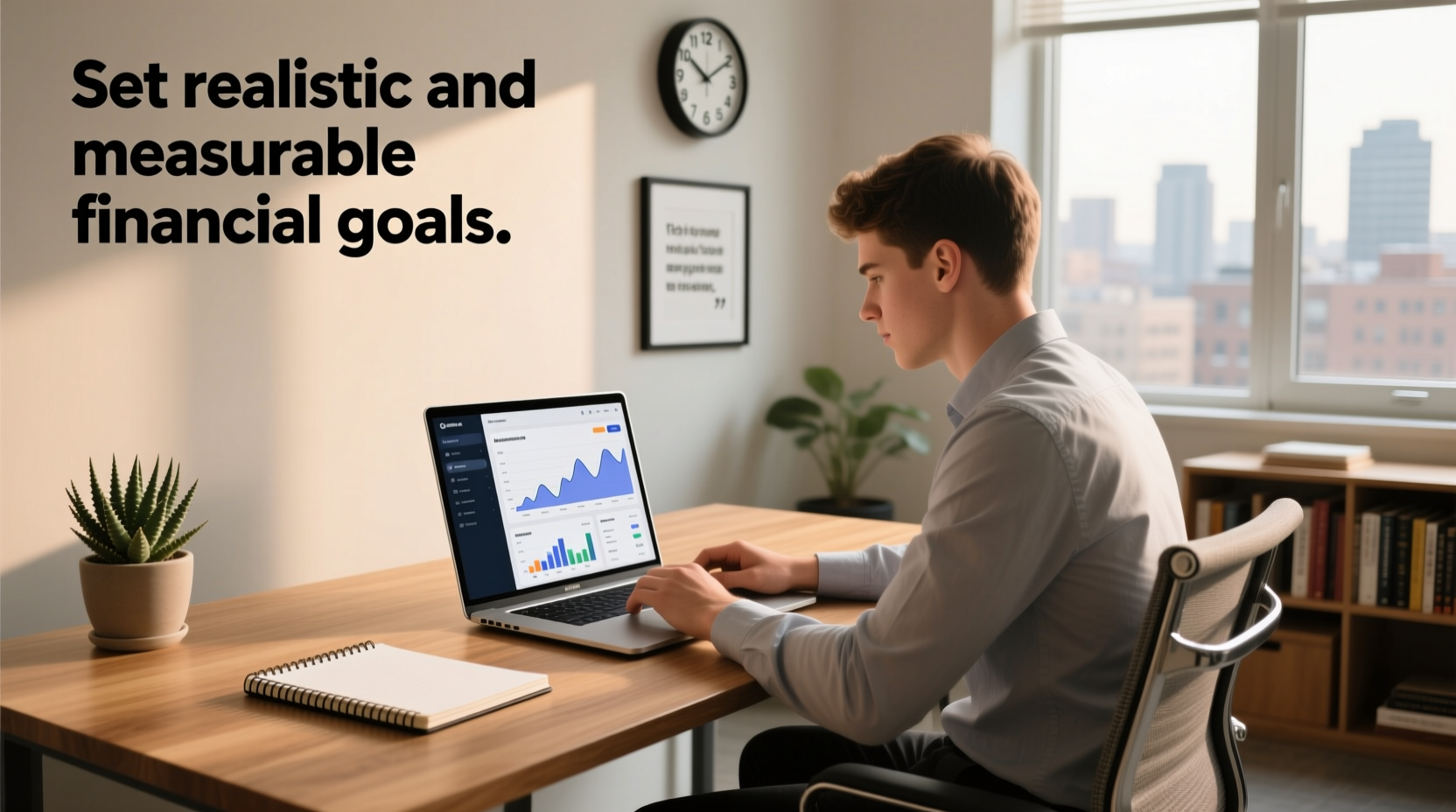 Set realistic and measurable financial goals.